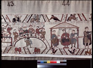 Bayeux Tapestry, Known as Embroidery of Queen Mathilde by Unknown artist