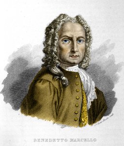 Benedetto Marcello, Italian composer (1686-1739) (19th century engraving)
