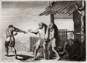 Bible of Royaumont, Old Testament: Cursed Cham of his Father (Noah