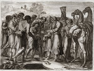 Bible of Royaumont, Old Testament: Joseph Sold by His Brothers by Unknown artist