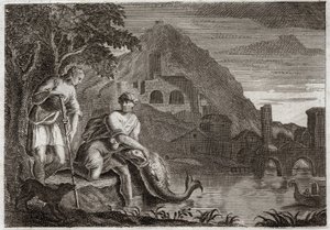 The Angel Guides Tobit by Unknown artist