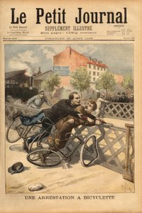 Bicycle arrest near Champigny by Unknown artist