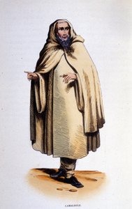 Camaldule, member of a religious order founded in the valley of Camaldoli by Saint Romuald in 1010. Engraving of the 19th century