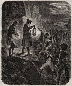 Campaign of Prussia and Poland: Emperor Napoleon I on the Eve of the Battle of Jena-Auerstedt 14/10/1805 - The Emperor Napoleon I the Night Before the Battle of Jena-Auerstedt Against Prussian Army on 14 October 1805 by Unknown artist
