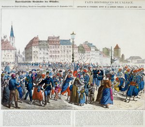 Capitulation of Strasbourg and departure of the French garrison, 28 September 1870 by Unknown artist