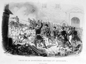 Capture of the Barricade culture Sainte Catherine (June 24)