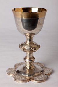 Chalice of Chaplain Georges Coquere. Metalsmithing, Gold and Silver by Unknown artist