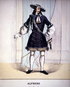 Character of Alfredo Germont in La Traviata by Giuseppe Verdi