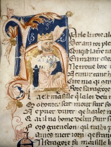 Charlemagne - illumination, codex by Unknown artist