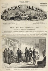 Chateau de Saint-Cloud Napoleon III Receiving Juan Prim by Unknown artist