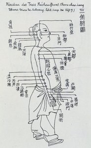 Chinese Acupuncture: The Meridian of the Three Heaters by Unknown artist