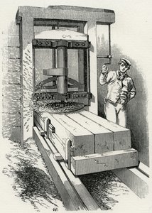 Circular Planing Machine Used During the Building of the Crystal Palace, London by Unknown artist