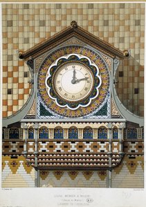 Clock Window of the Menier Factory in Noisiel (Seine-et-Marne) by Unknown artist