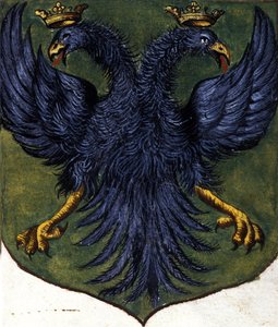 Coat of Arms of Russia Decorates the Eagle with Two Heads