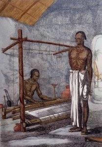 Culture, civilization and Indian society: the weaver in India. by Unknown artist