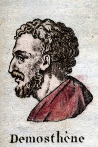 Demosthenes (384-322 BC), one of the great Attic speakers, Athenian politician