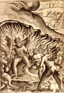 Description of hell after a 17th century work by Unknown artist
