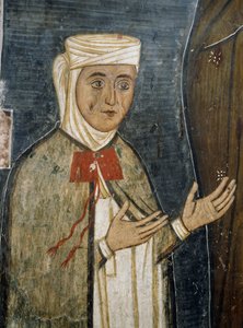 Devout Saramalyna Anastasia in 14th century clothes by Unknown artist