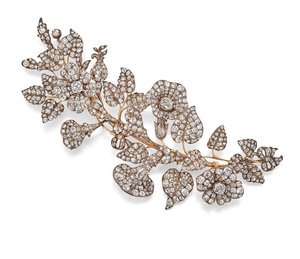 Diamond brooch, c.1860