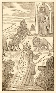 Difficulty is Behind, Fear is Before from The Pilgrims Progress From This World, To That Which Is To Come by John Bunyan (1628-1688) by Unknown