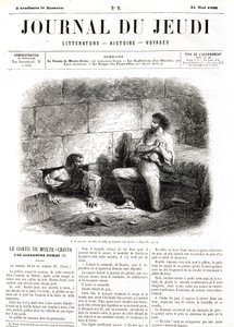 Edmond Dantes, the Count of Monte Cristo Meets Abbe Faria Thanks to the Hollow Tunnel in the Prison - in 