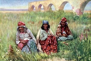 Elderly Native American Women, California