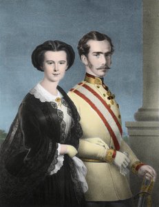 Portrait of Emperor Franz Joseph I of Austria and Empress Elizabeth of Austria (Sissi)