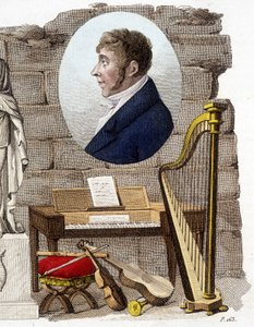 Etienne Mehul, French composer and organist (1763-1817) by Unknown artist