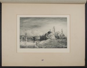 Evening in the Court of Honor by Unknown artist