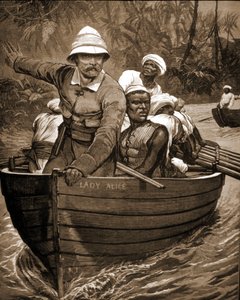 Exploration of Sir Henry Morton Stanley (1841-1904), British Explorer, Aboard 