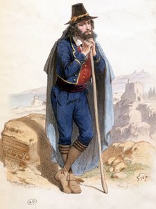 Farmer in the vicinity of Rome by Unknown artist