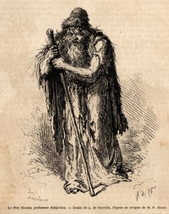 Father Nicholas, hermit monk of Solovetsk, known for his asceticism and refusal of hygiene