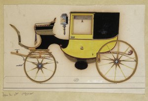Fiacre - engraving