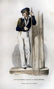 First class student of the French navy. In 