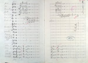 First page of Capriccio brilliant on the theme of Jota Aragonese by Mikhail Glinka by Unknown artist