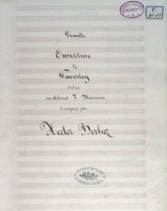 First Page of the Sheet Music for Waverley Opus 1, Overture by Unknown artist