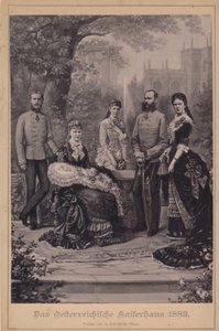 Franz Joseph I and Elisabeth of Austria and Their Imperial Family by Unknown artist