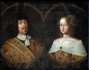 Frederick III of Denmark and his wife Sofia Amalia of Brunswick-Lyneburg