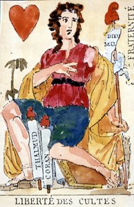 Freedom of Worship - Revolutionary Play Card by Unknown artist