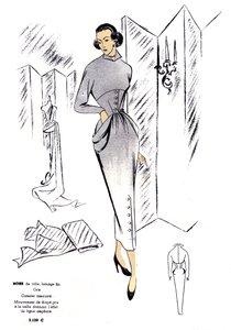 French Fashion, Woollen Town Dress Design