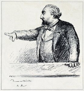 Gambetta Delivering His Speech on Amnesty