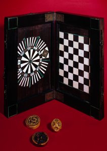 Game Box Made of Walnut, Ivory and Ebony by Unknown artist