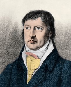 Georg Wilhelm Friedrich Hegel (1770-1831) English philosopher, engraving c1825 by Unknown artist