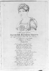 Giovanni Battista Velluti (1781-1861), last opera castrate. by Unknown artist