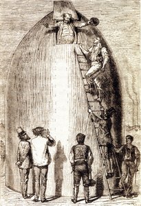 Grav. in “From the Earth to the Moon” by Jules Verne by Unknown artist