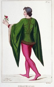 Guillaume de Lorris, French poet. by Unknown artist