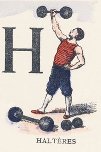 H: Dumbbells by Unknown artist