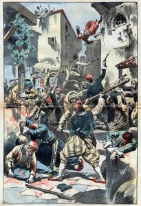 Hamidian Massacres: The Massacre of Armenians in Constantinople by Unknown artist