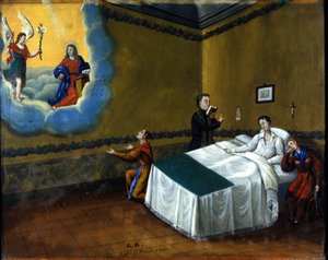 Healing of a Sick Person (Ex Voto from 1840 from the Sanctuary of Maria delle Grazie di Monza)