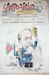 Henri Brisson in an automobile (president of the chamber) - in l